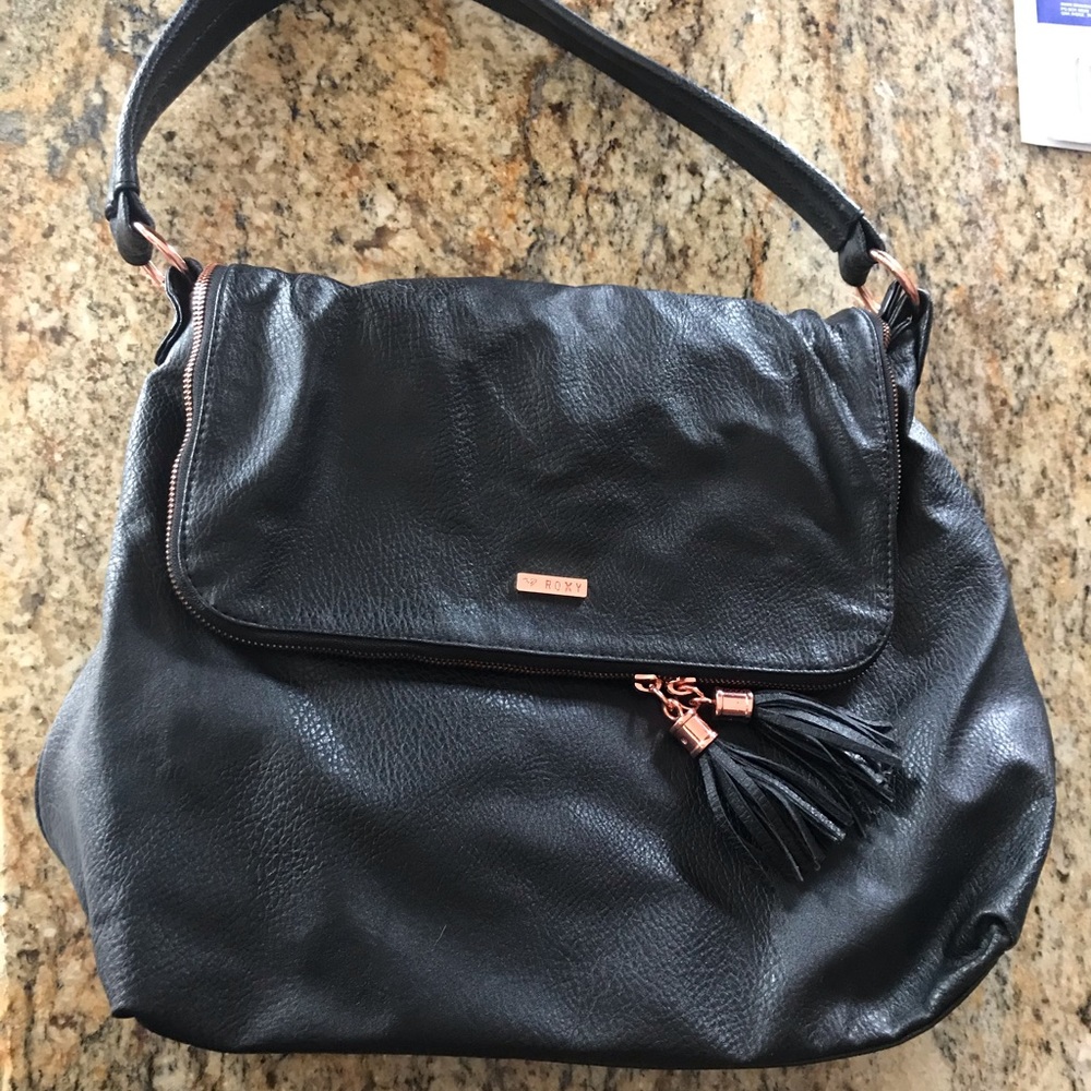 Roxy black over the shoulder bag